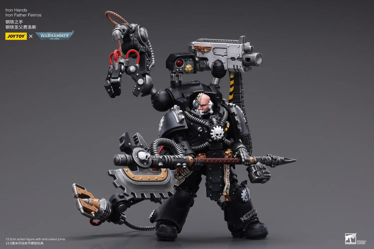 JOYTOY JT7530 Warhammer 40k 1: 18 Iron Hands lron Father Feirros