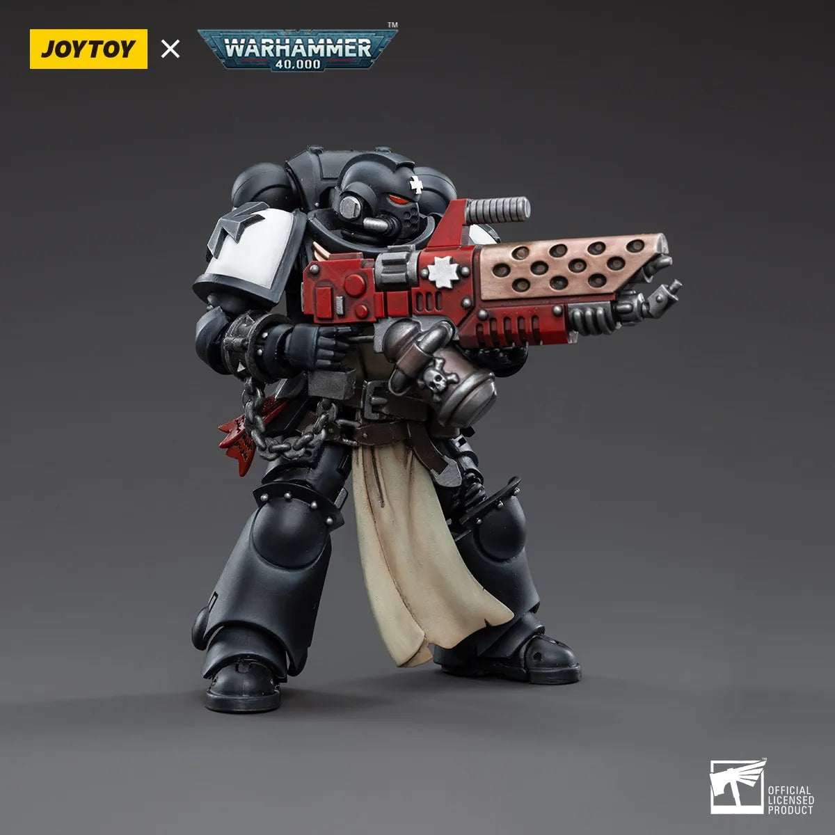 JOYTOY JT7783 Warhammer 40k 1: 18 Black Templars Primaris Initiate Brother Raemont