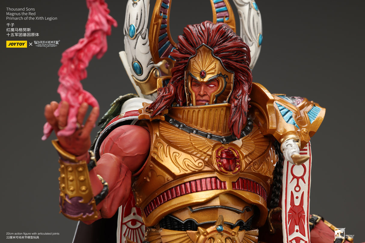 JOYTOY JT6175 Warhammer The Horus Heresy 1:18 Thousand sons Magnus the Red Primarch of the XVth Legion