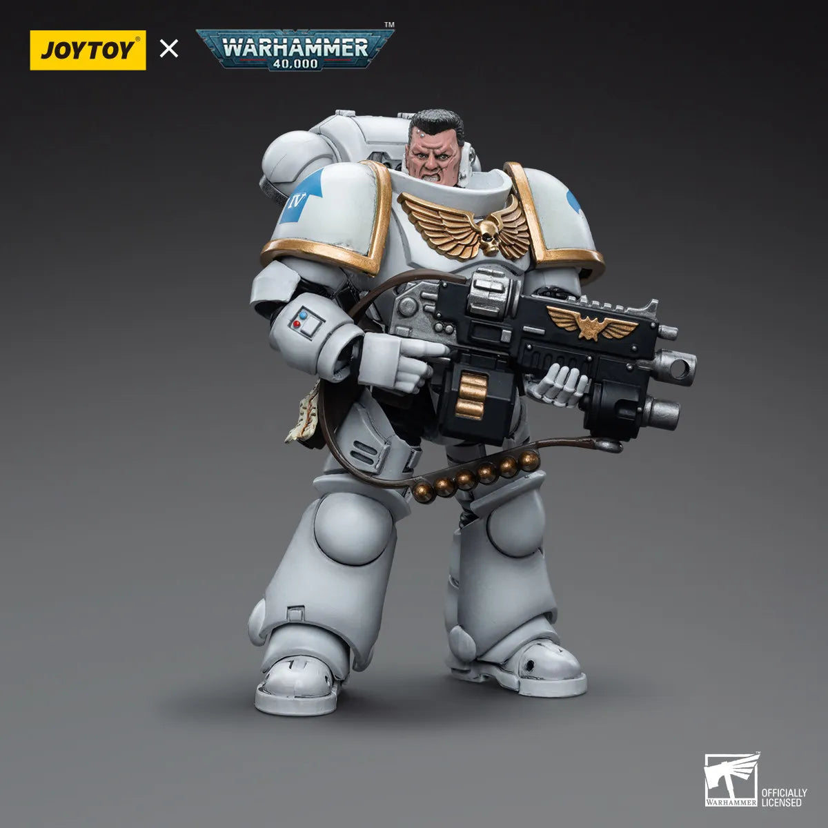 JOYTOY Warhammer 40k 1: 18 Space Marines White Consuls