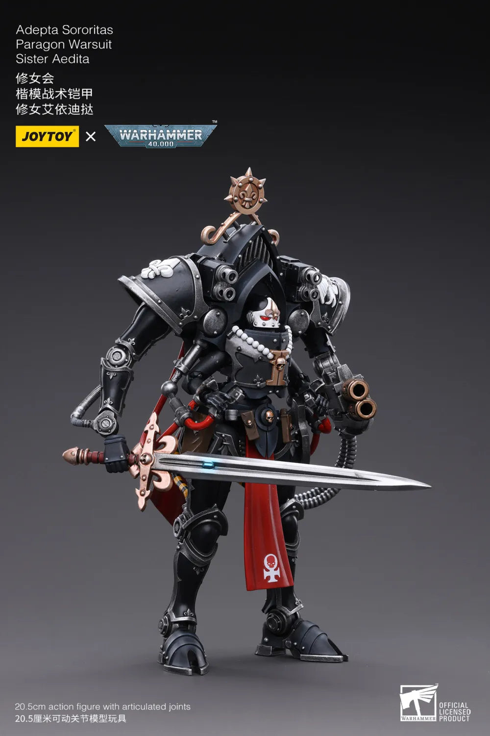 JOYTOY JT4379 Warhammer 40k 1: 18 Adepta Sororitas Paragon Warsuit Sister Aedita