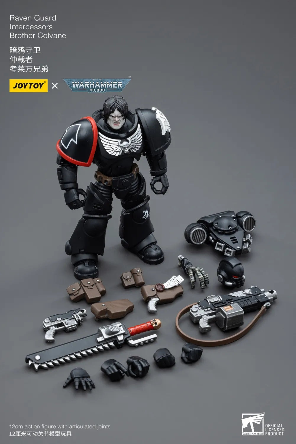 JOYTOY Warhammer 40k 1: 18 Raven Guard Intercessors