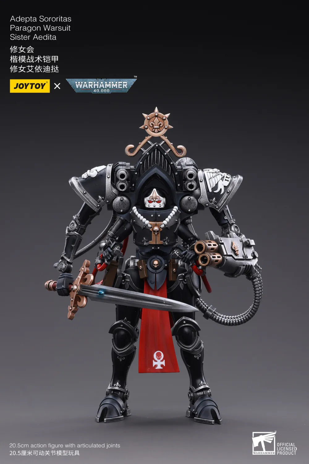 JOYTOY JT4379 Warhammer 40k 1: 18 Adepta Sororitas Paragon Warsuit Sister Aedita