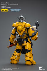 JOYTOY JT7714 Warhammer 40k 1: 18 Imperial Fists Lieutenant with Power Sword