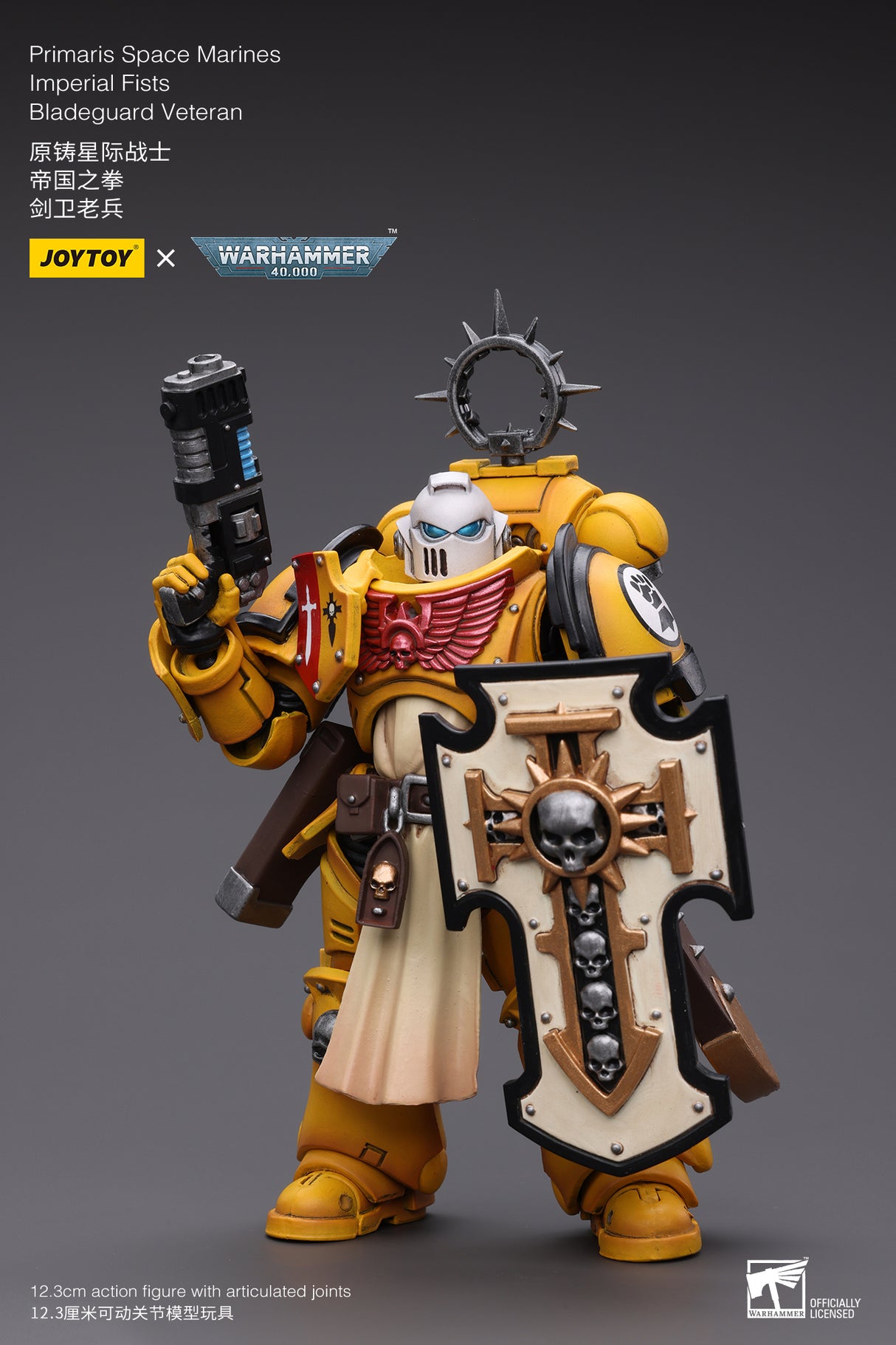 JOYTOY Warhammer 40k 1: 18 Pmaris Space Marines Bladeguard Veteran