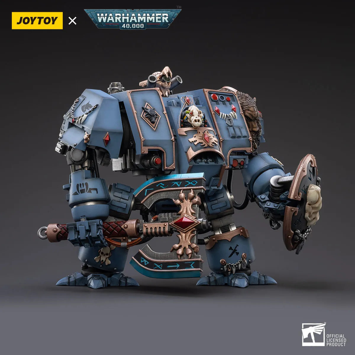 JOYTOY JT2764 Warhammer 40k 1: 18 Space Marines Space Wolves Venerable Dreadnought Brother Hvor