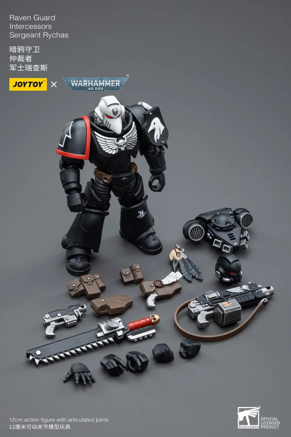 JOYTOY Warhammer 40k 1: 18 Raven Guard Intercessors