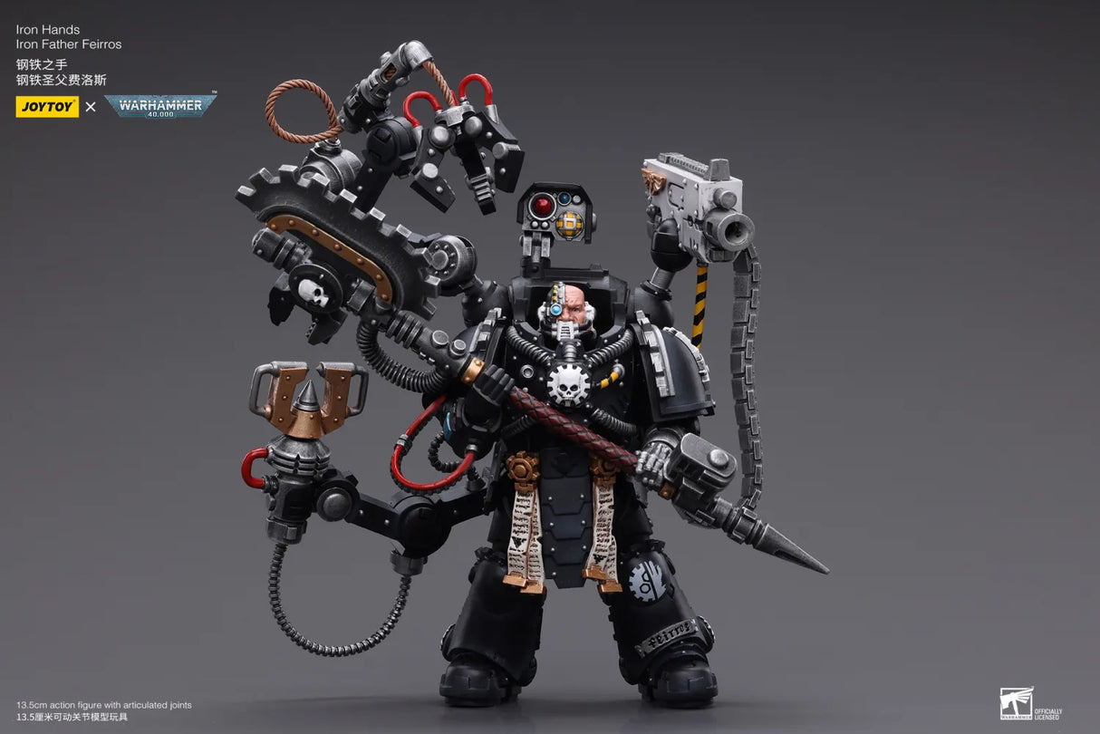 JOYTOY JT7530 Warhammer 40k 1: 18 Iron Hands lron Father Feirros