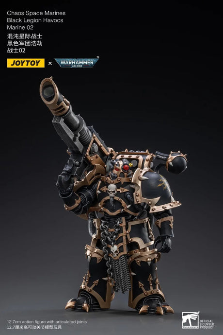 JOYTOY Warhammer 40k 1: 18 Black Legion Havocs