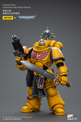 JOYTOY JT7714 Warhammer 40k 1: 18 Imperial Fists Lieutenant with Power Sword