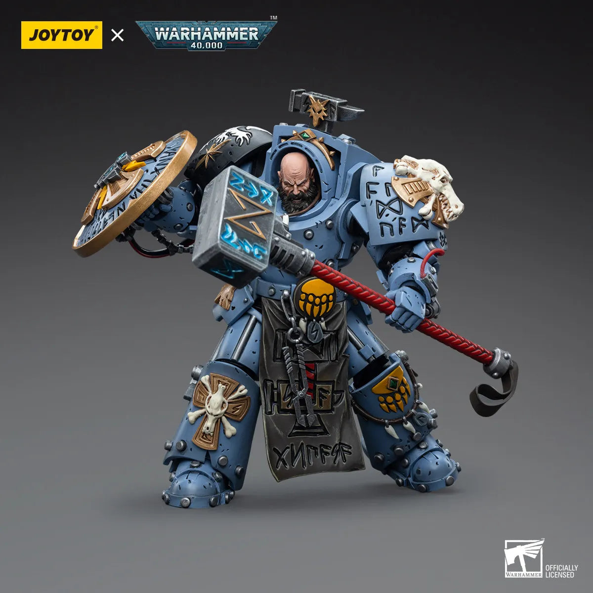 JOYTOY JT6878 Warhammer 40k 1: 18 Space Wolves Arjac Rockfist