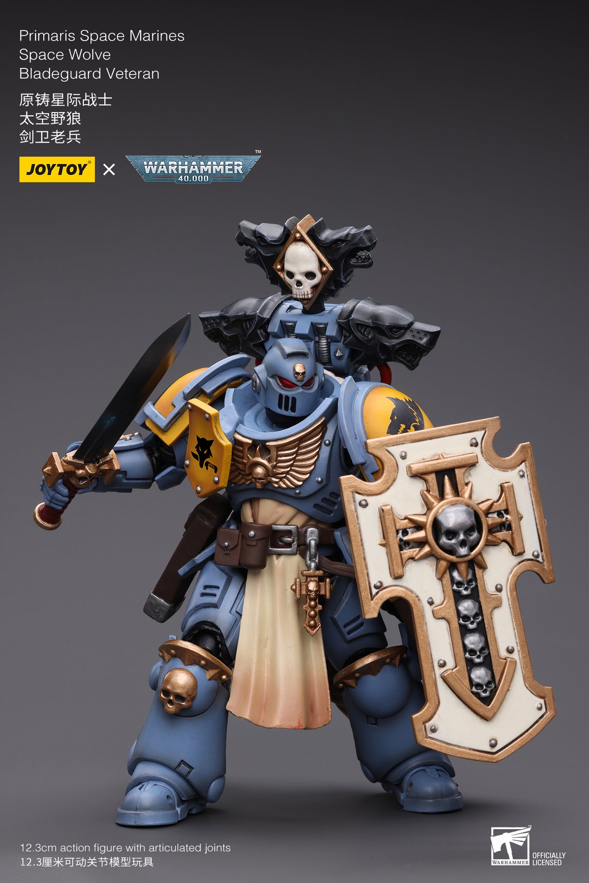 JOYTOY Warhammer 40k 1: 18 Pmaris Space Marines Bladeguard Veteran