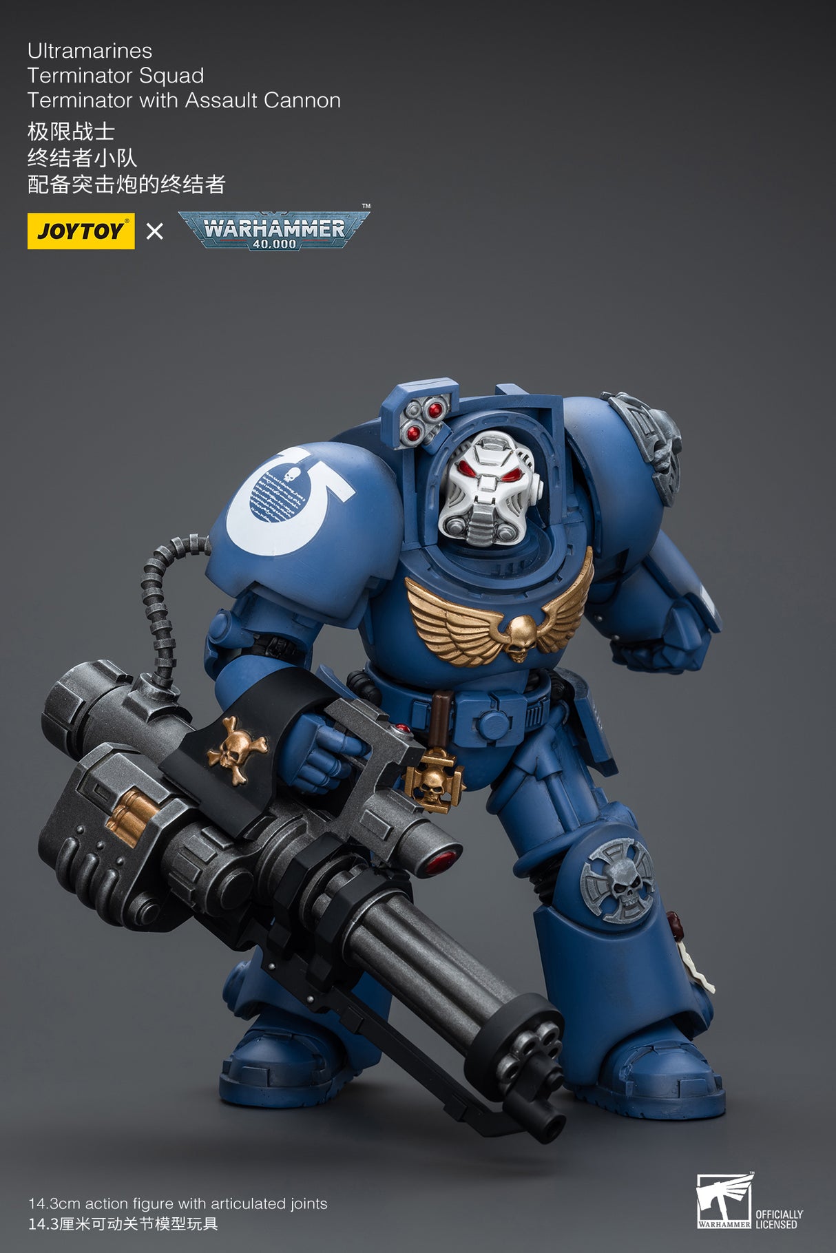 JOYTOY Warhammer 40k 1: 18 Ultramarines Terminator Squad