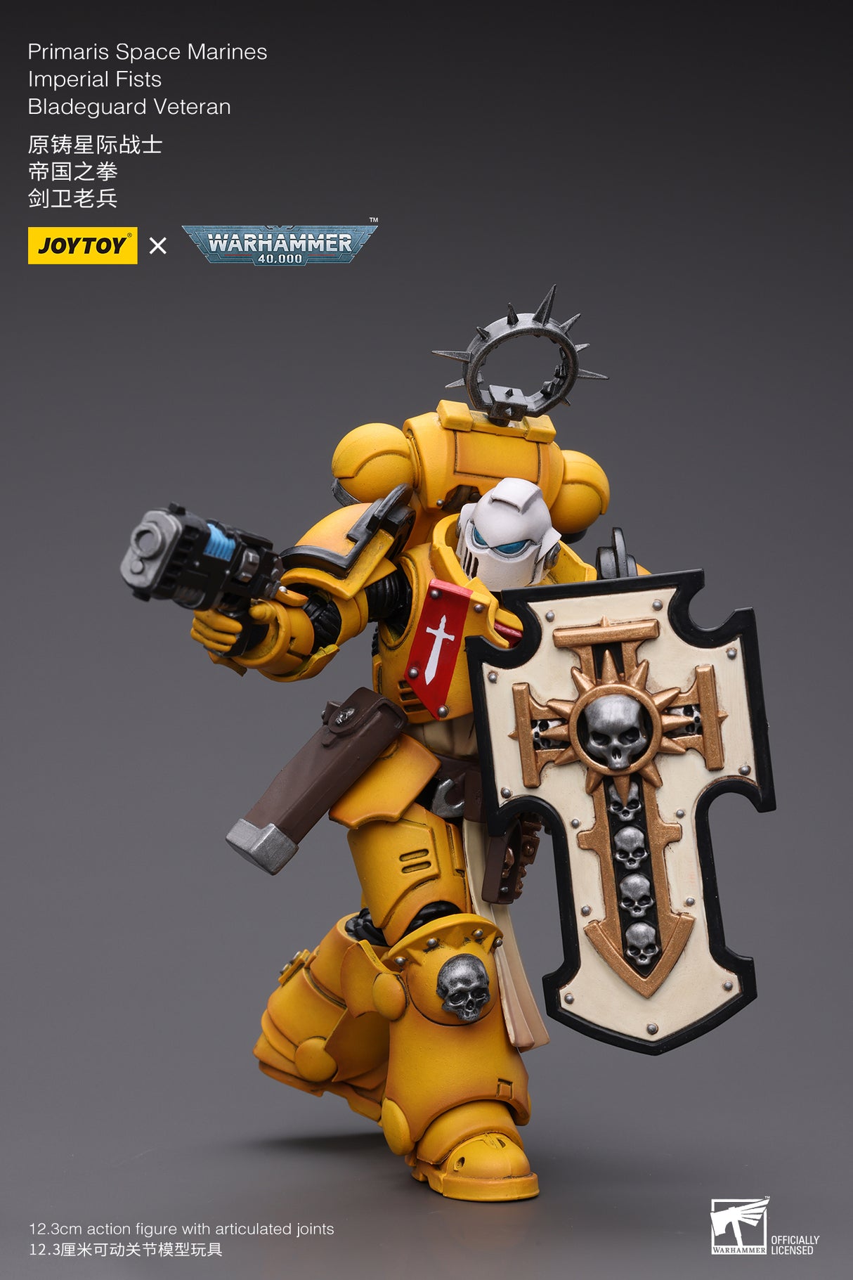 JOYTOY Warhammer 40k 1: 18 Pmaris Space Marines Bladeguard Veteran