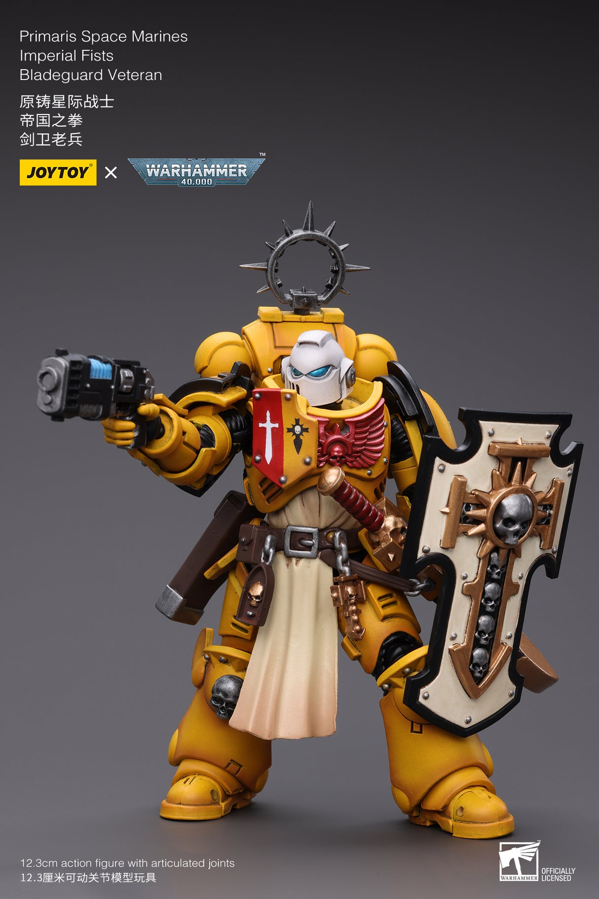 JOYTOY Warhammer 40k 1: 18 Pmaris Space Marines Bladeguard Veteran