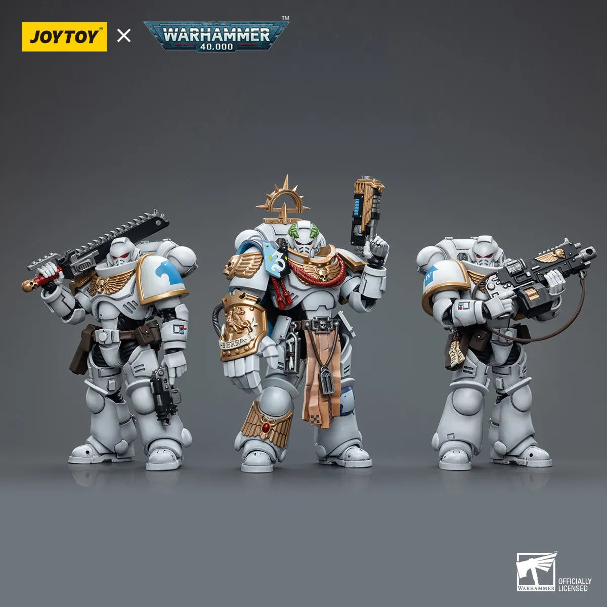 JOYTOY Warhammer 40k 1: 18 Space Marines White Consuls