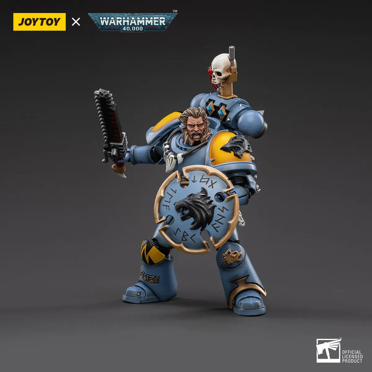 JOYTOY JT3099 Warhammer 40k 1: 18 Space Wolves Thunderwolf Cavalry Frode