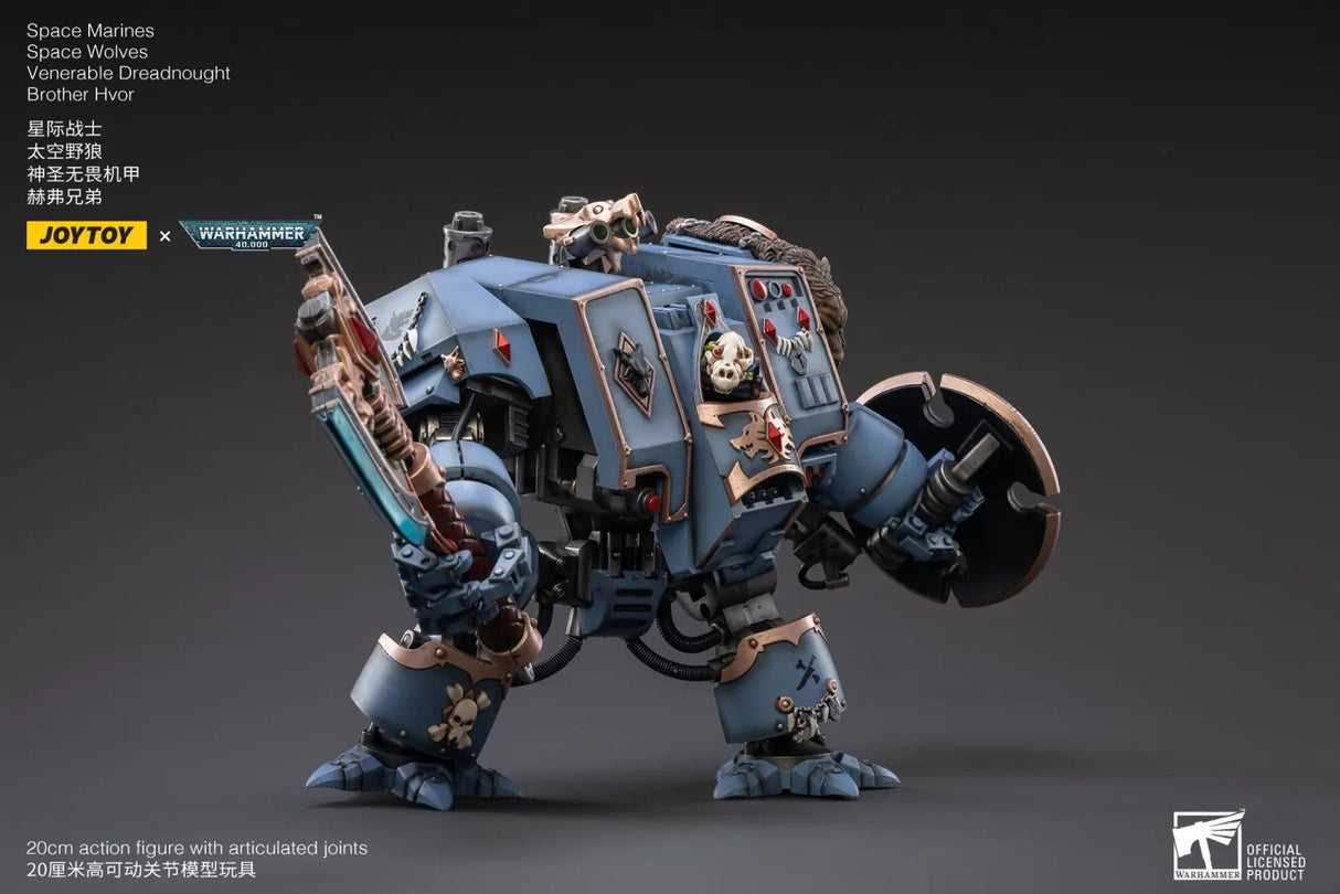 JOYTOY JT2764 Warhammer 40k 1: 18 Space Marines Space Wolves Venerable Dreadnought Brother Hvor