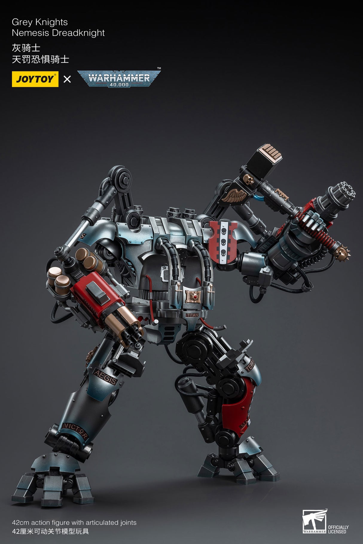 JOYTOY JT7592 Warhammer 40k 1: 18 Grey Knights Nemesis Dreadknight