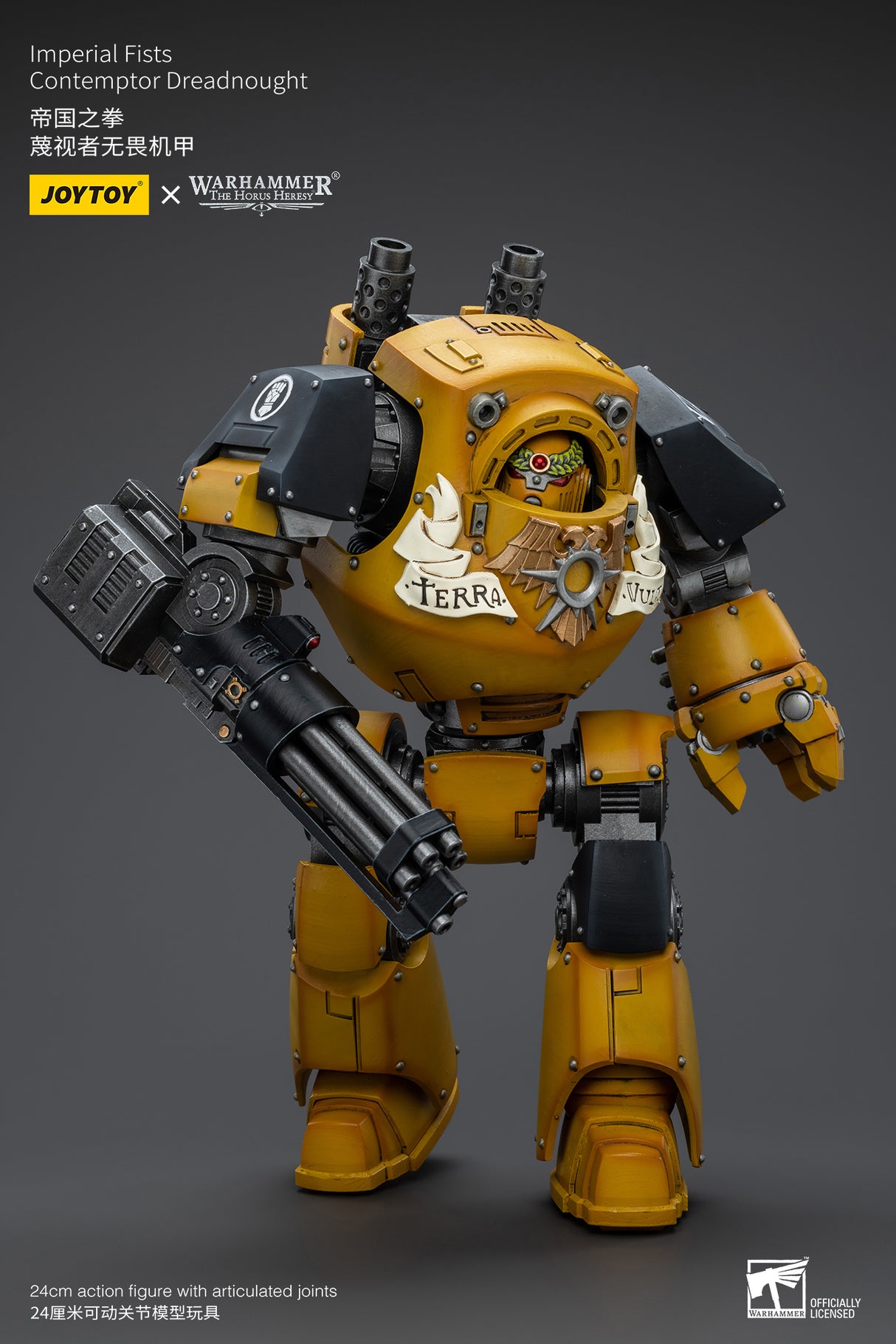 JOYTOY JT9411 Warhammer The Horus Heresy 1: 18 Imperial Fists Contemptor Dreadnought