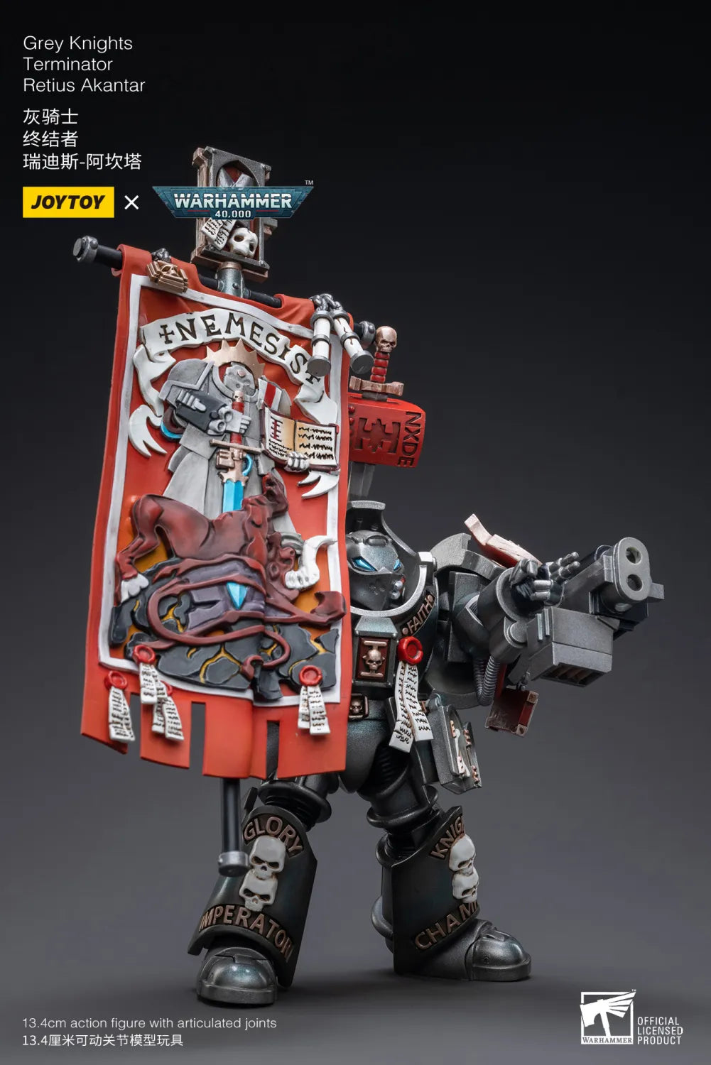 JOYTOY Warhammer 40k 1: 18 Grey Knights Terminator