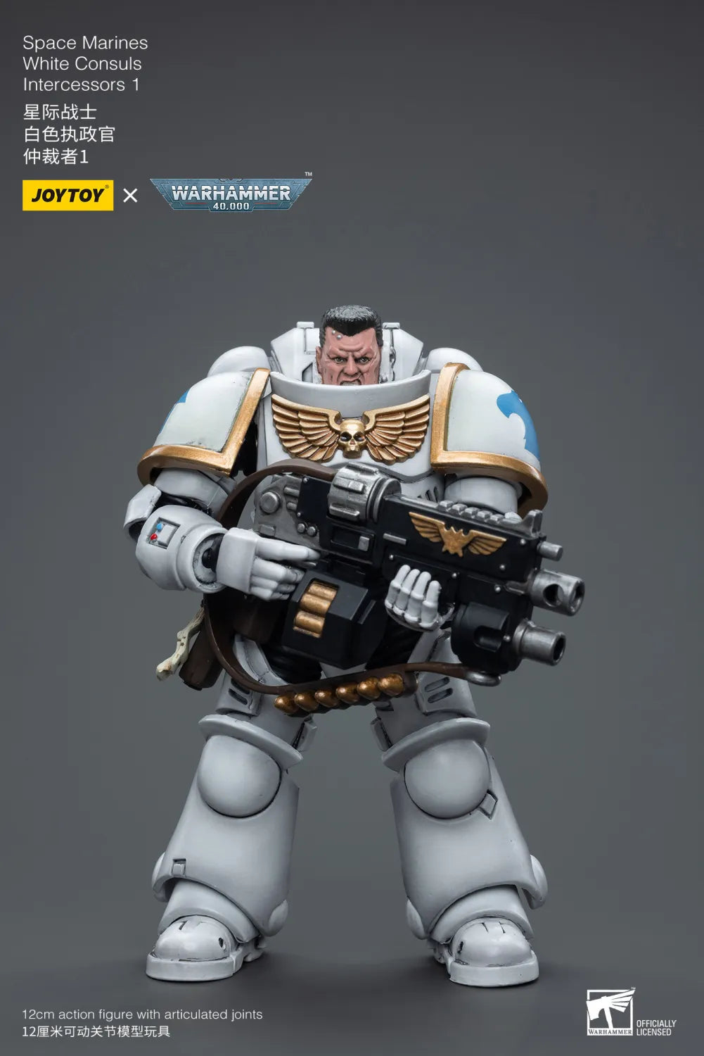 JOYTOY Warhammer 40k 1: 18 Space Marines White Consuls