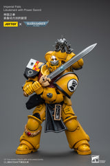 JOYTOY JT7714 Warhammer 40k 1: 18 Imperial Fists Lieutenant with Power Sword