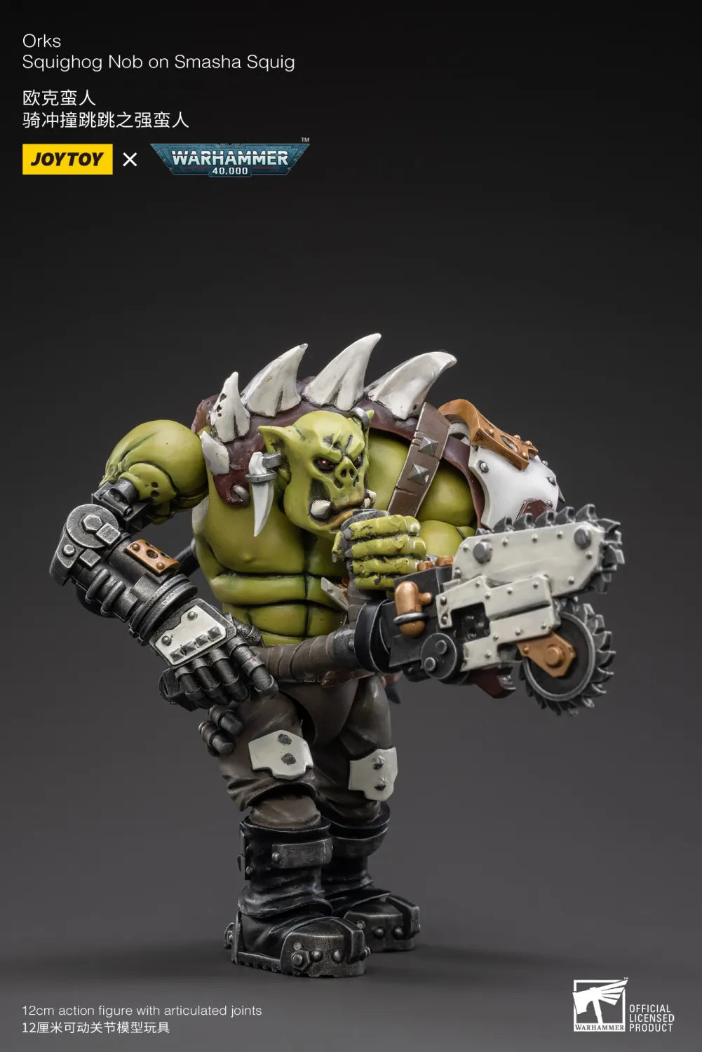 JOYTOY JT3112 Warhammer 40k 1: 18 Orks Squighog Nob On Smasha Squig