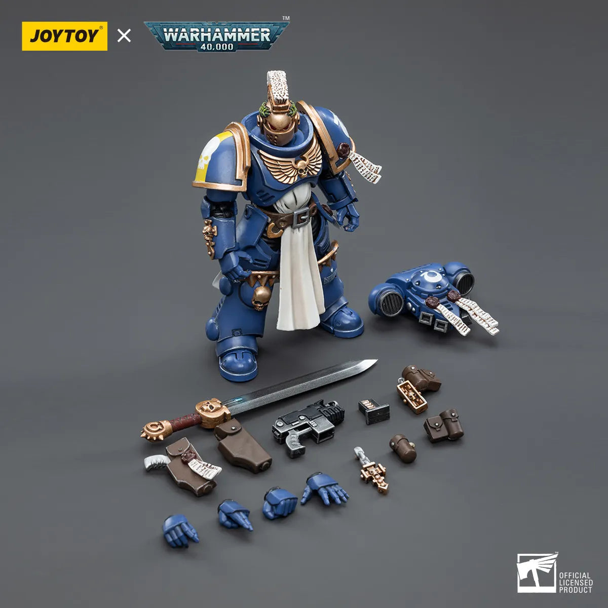 JOYTOY JT4430 Warhammer 40k 1: 18 Ultramarines Primaris Company Champion Brother Parnaeus