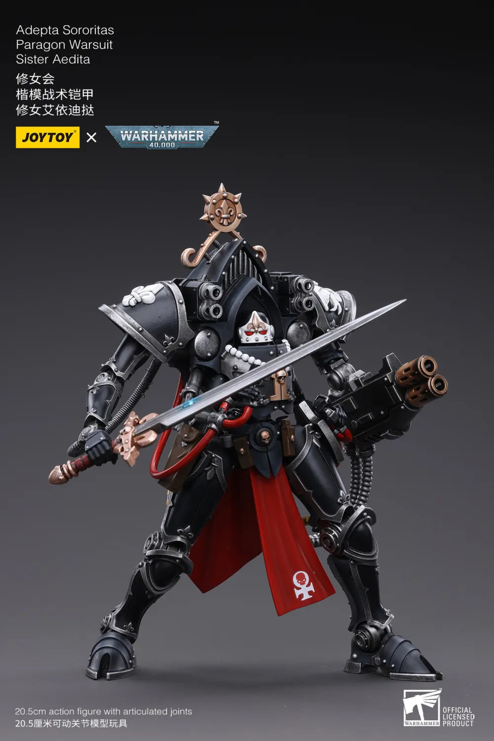 JOYTOY JT4379 Warhammer 40k 1: 18 Adepta Sororitas Paragon Warsuit Sister Aedita