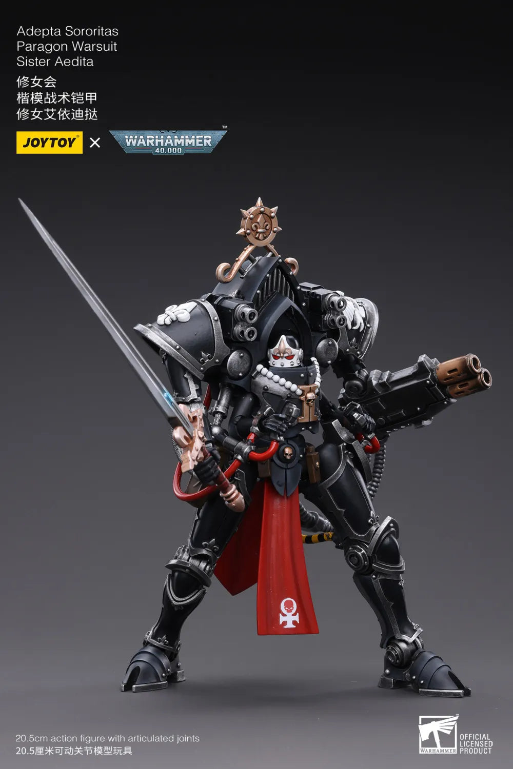 JOYTOY JT4379 Warhammer 40k 1: 18 Adepta Sororitas Paragon Warsuit Sister Aedita