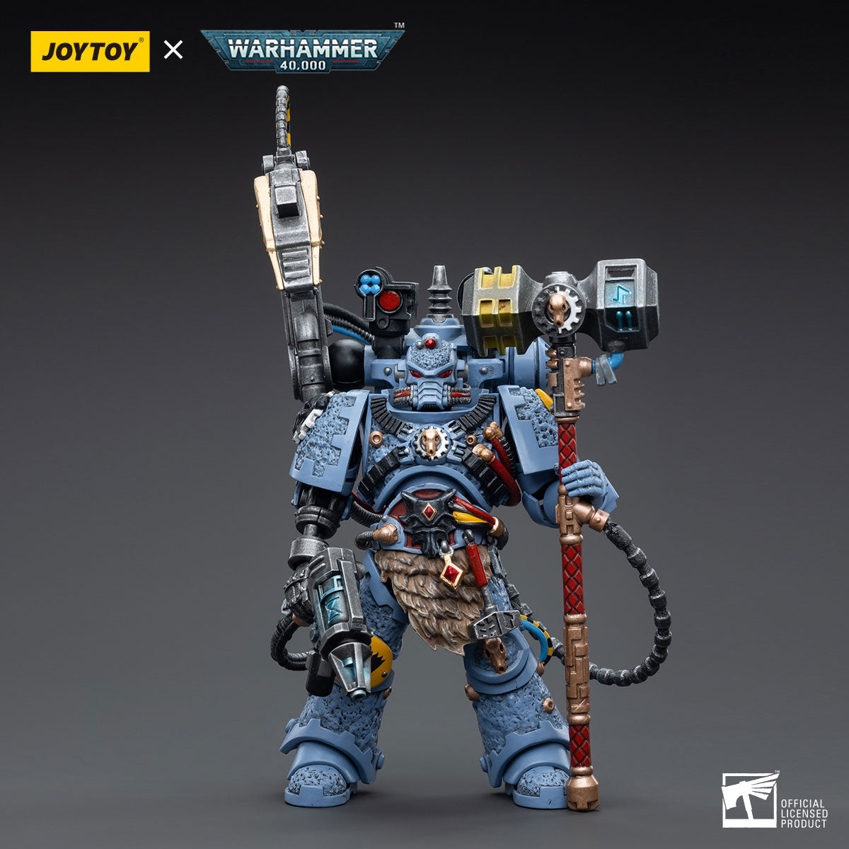 JOYTOY JT5208 Warhammer 40k 1: 18 Space Wolves Iron Priest Jorin Fellhammer