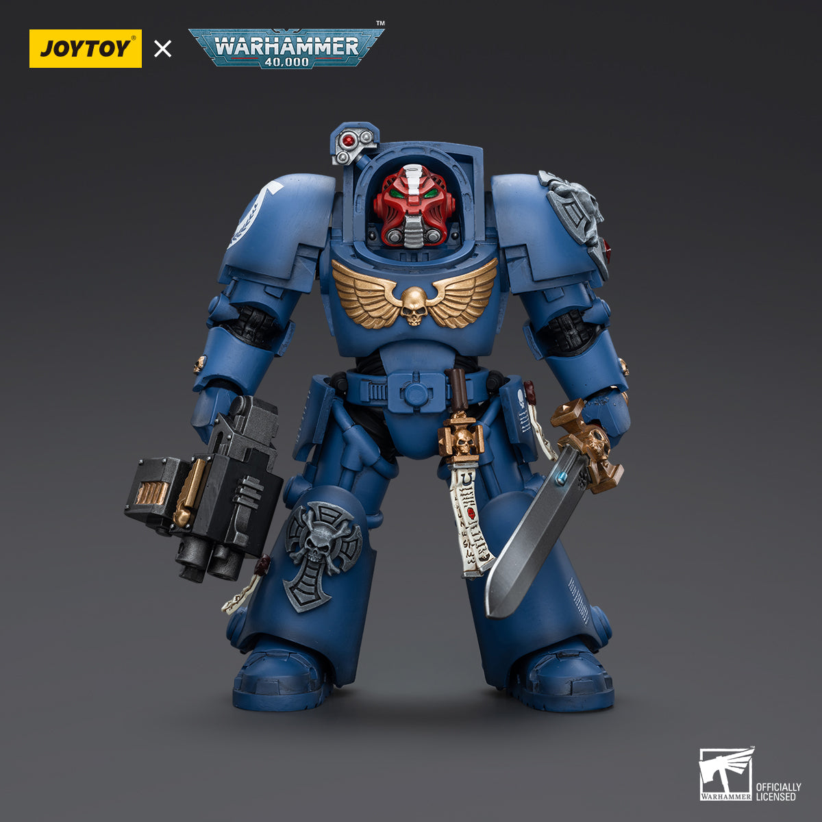 JOYTOY Warhammer 40k 1: 18 Ultramarines Terminator Squad