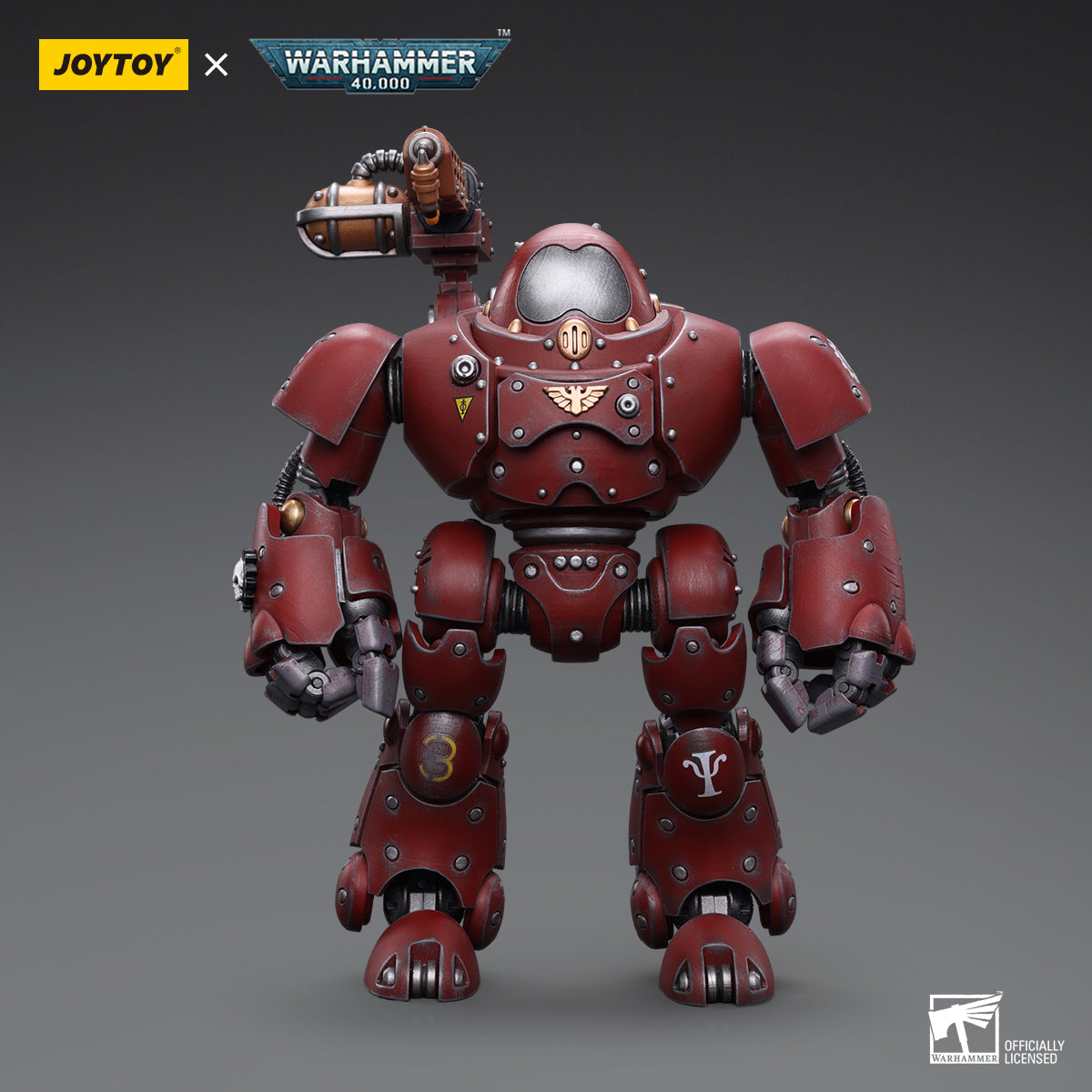 JOYTOY JT7738 Warhammer 40k 1: 18 Adeptus Mechanicus Kastelan Robot with Incendine Combustor