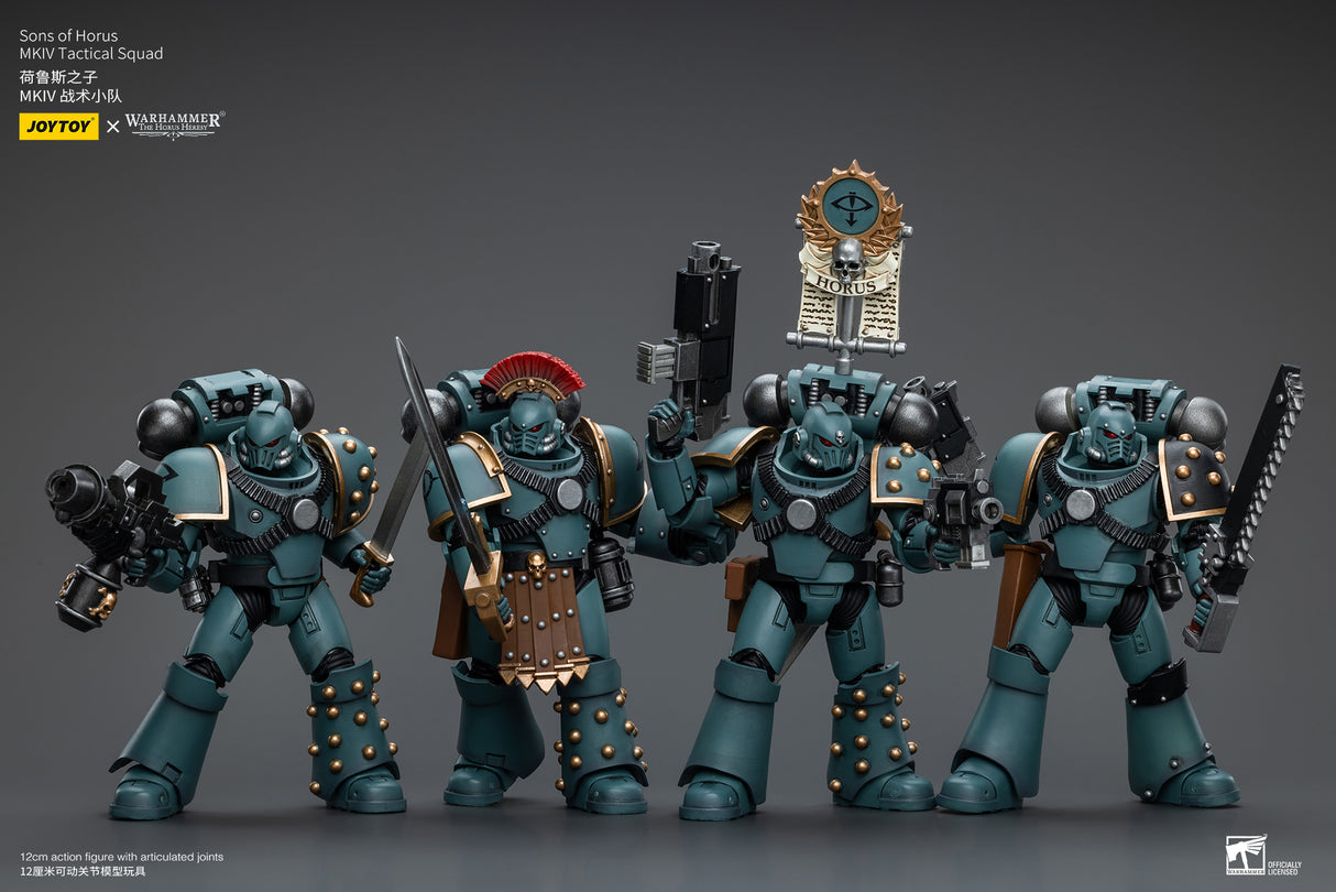 JOYTOY Warhammer The Horus Heresy 1:18 Sons of Horus MKIV Tactical Squad