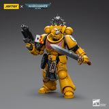 JOYTOY JT7714 Warhammer 40k 1: 18 Imperial Fists Lieutenant with Power Sword