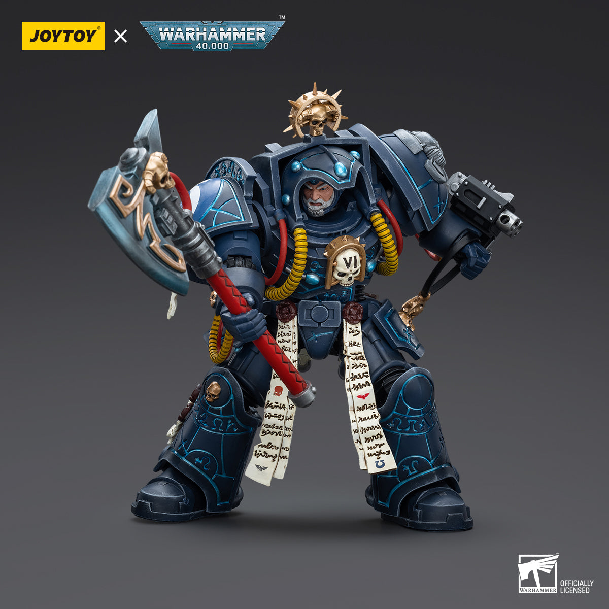 JOYTOY JT9794 Warhammer 40k 1: 18 Ultramarines Librarian in Terminator Armour