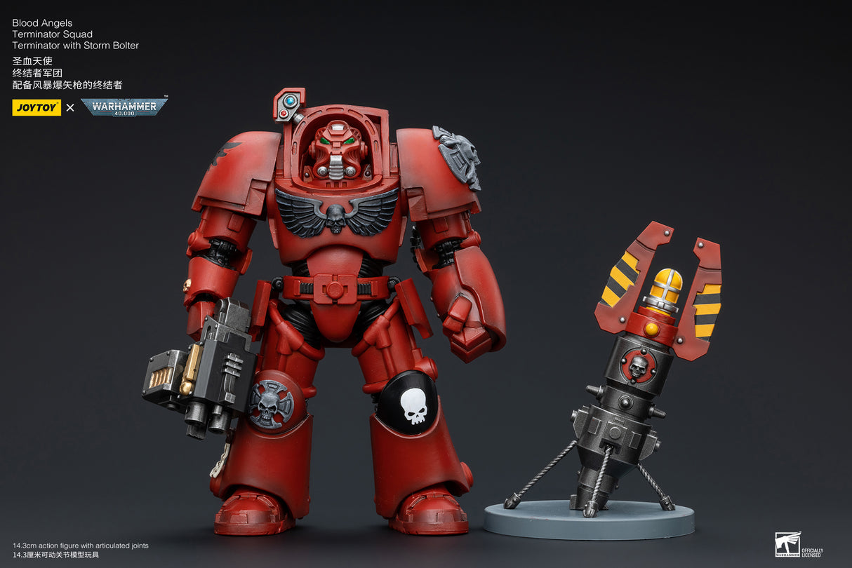 JOYTOY Warhammer 40k 1: 18 Blood Angels Terminator Squad