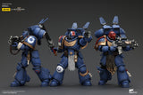 JOYTOY Warhammer 40k Space Marine 2 1: 18 Ultramarines Lieutenant Titus, Sergeant Gadriel and Brother Chairon