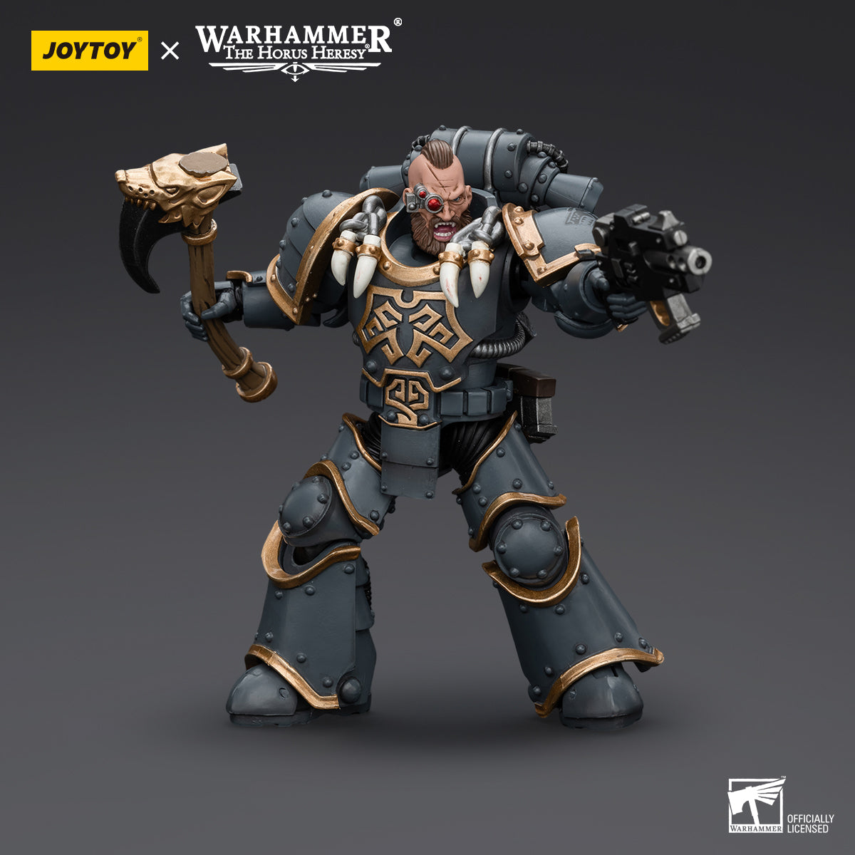 JOYTOY Warhammer The Horus Heresy 1:18 Space Wolves Grey Slayer Pack