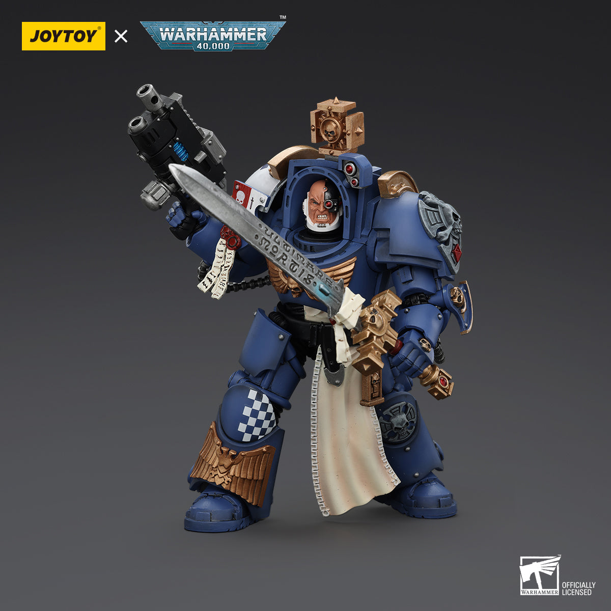 JOYTOY JT4980 Warhammer 40k 1: 18 Ultramarines Captain In Terminator Armour