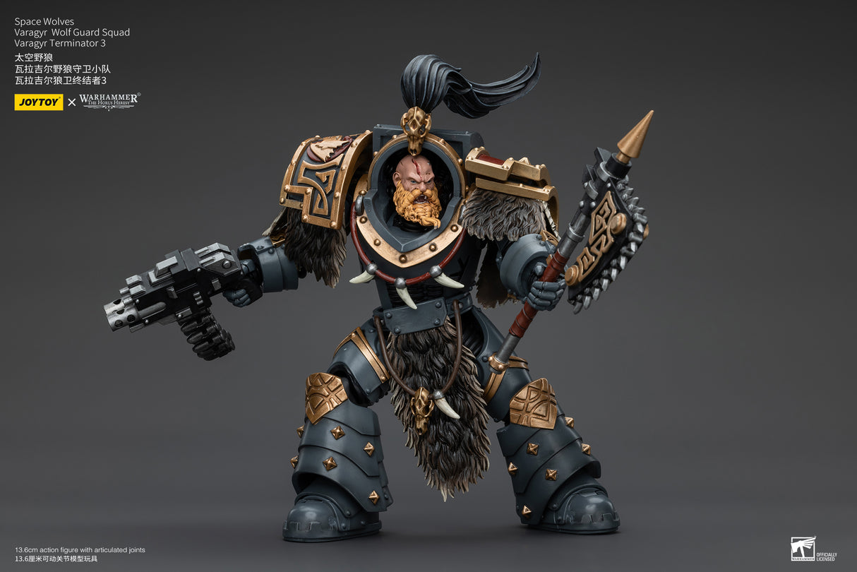 JOYTOY Warhammer The Horus Heresy 1:18 Space Wolves Varagyr Wolf Guard Squad