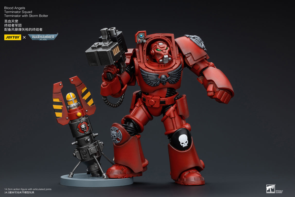 JOYTOY Warhammer 40k 1: 18 Blood Angels Terminator Squad