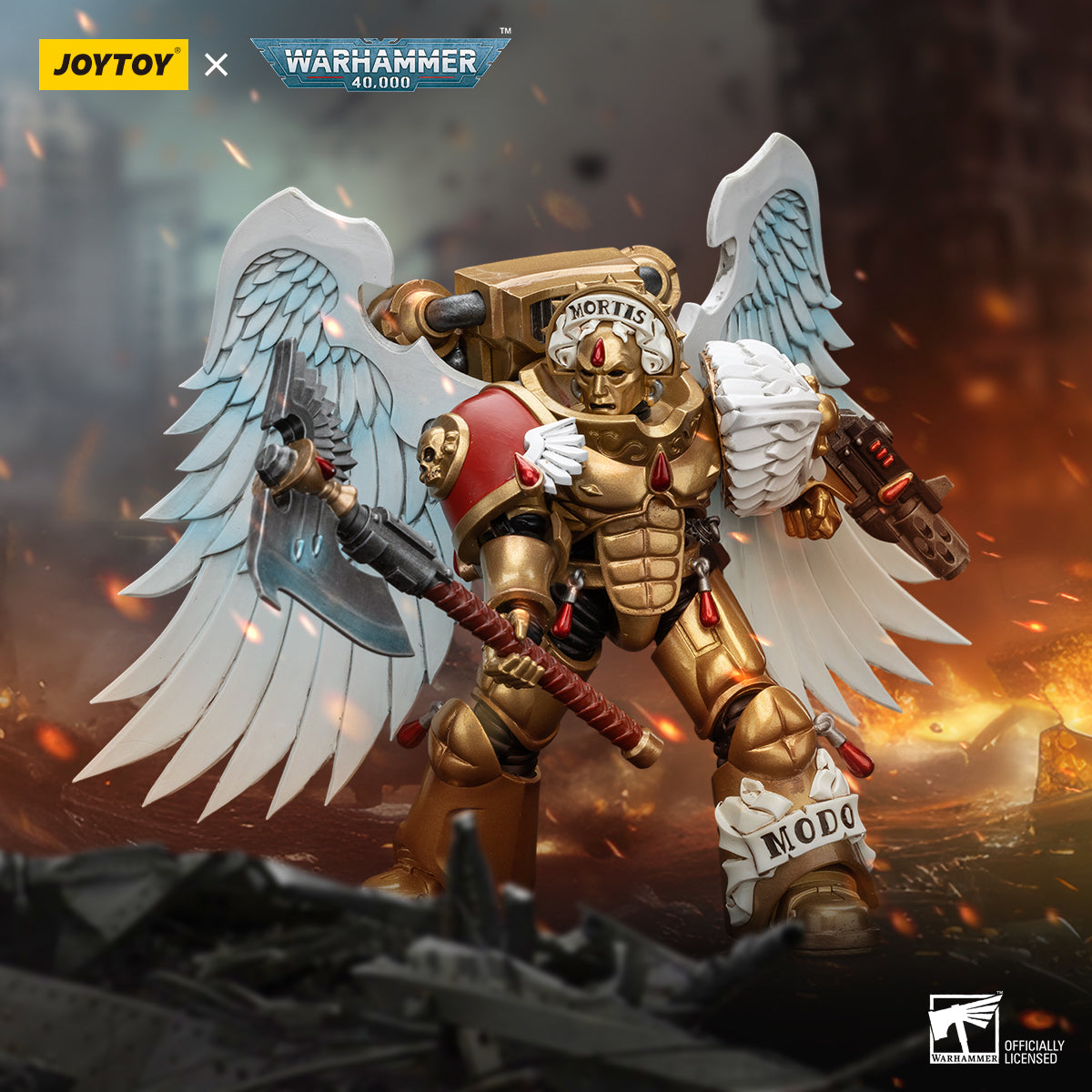 JOYTOY Warhammer 40k 1: 18 Blood Angels Sanguinary Guard