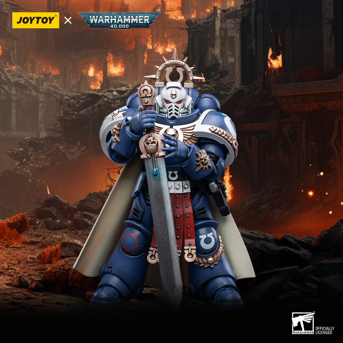 JOYTOY JT3297-V2 Warhammer 40k 1: 18 Ultramarines Primaris Captain