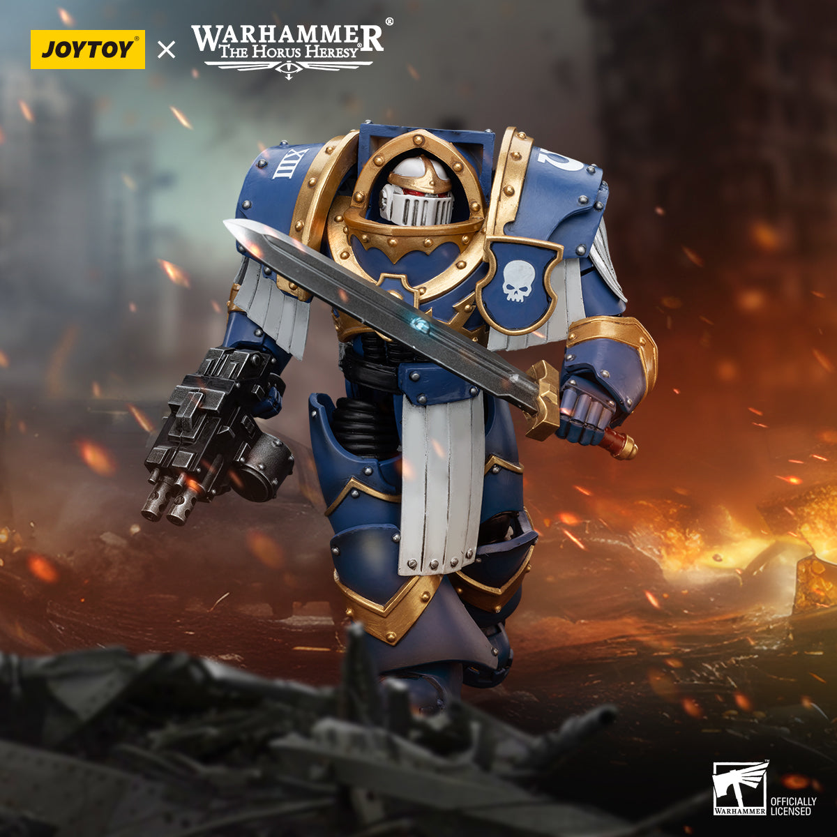 JOYTOY Warhammer The Horus Heresy Ultramarines Cataphractii Terminator Squad