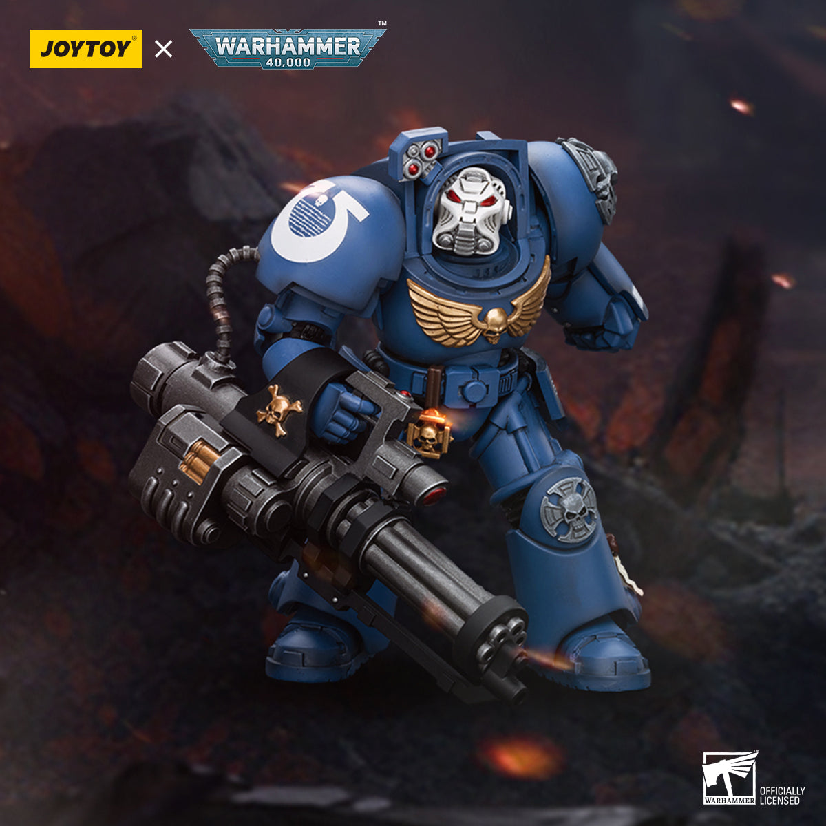 JOYTOY Warhammer 40k 1: 18 Ultramarines Terminator Squad