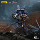 JOYTOY Warhammer 40k Space Marine 2 1: 18 Ultramarines Lieutenant Titus, Sergeant Gadriel and Brother Chairon