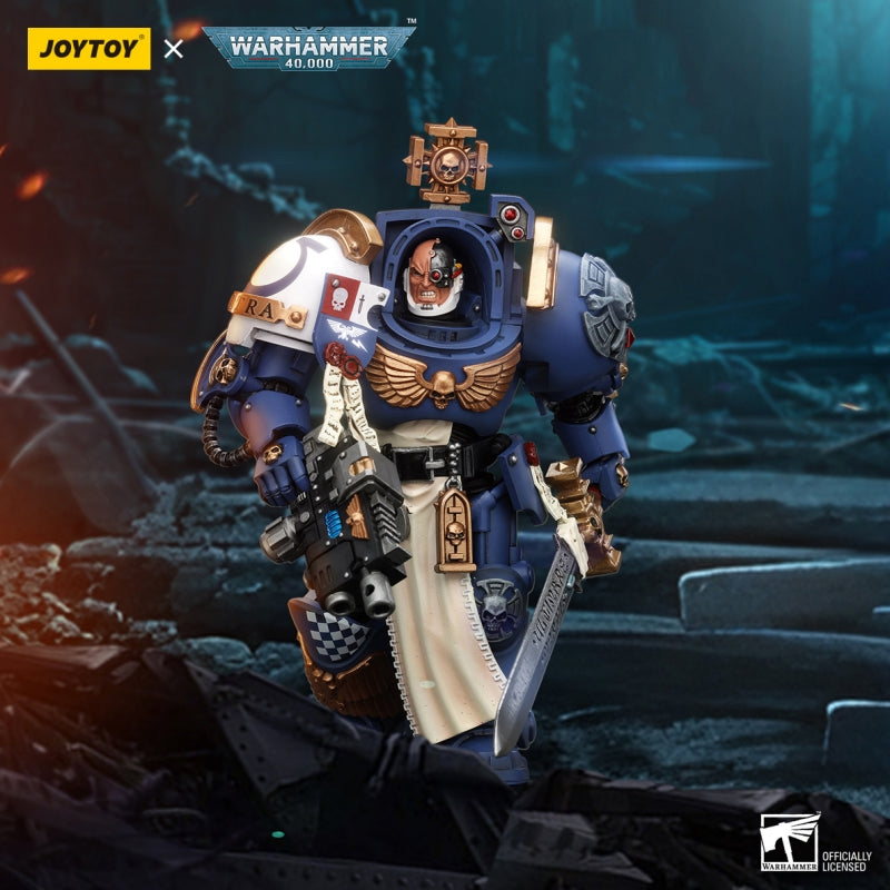 JOYTOY JT4980 Warhammer 40k 1: 18 Ultramarines Captain In Terminator Armour