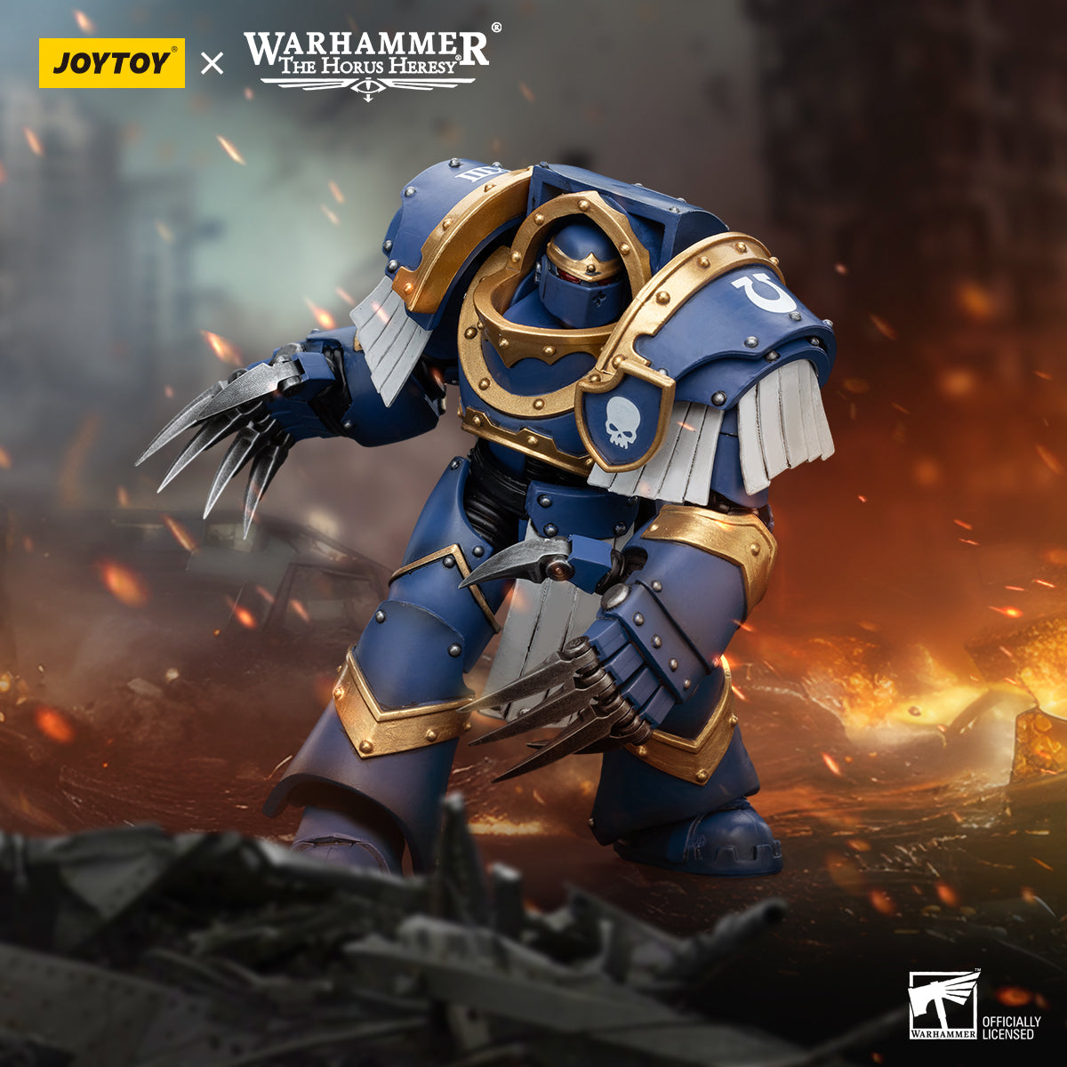 JOYTOY Warhammer The Horus Heresy Ultramarines Cataphractii Terminator Squad